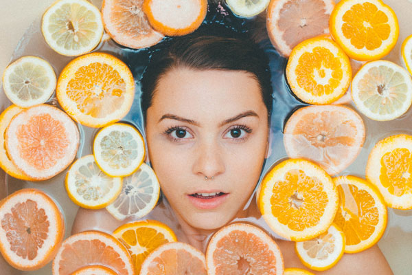 skin care with fruits