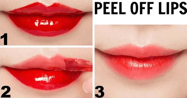 Peel Off Lip Tint with Food Color