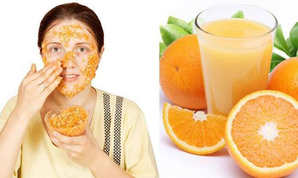 orange peel off face mask