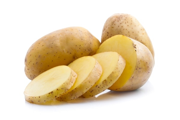 Raw potato for skin