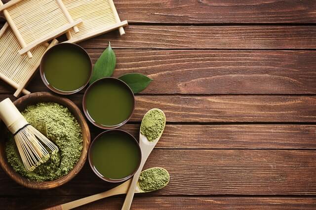 Green tea for skin