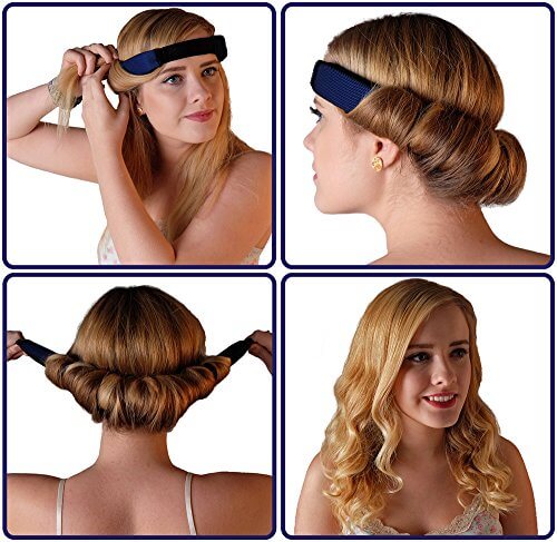 head band for way to curl your hair without heat