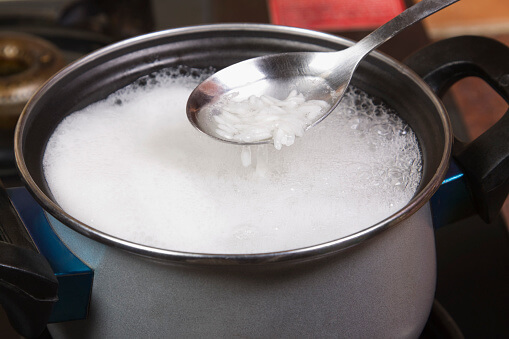 boiled rice water for skin
