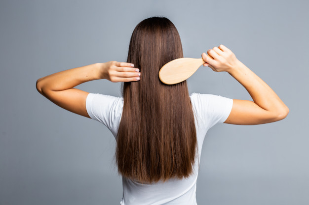 log and healthy hair