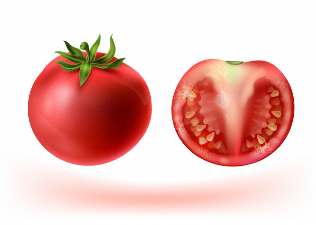 3d realistic set red tomatoes whole vegetable half with seeds 1441 2472 1 Fuller’s Earth Benefits For Clear Skin