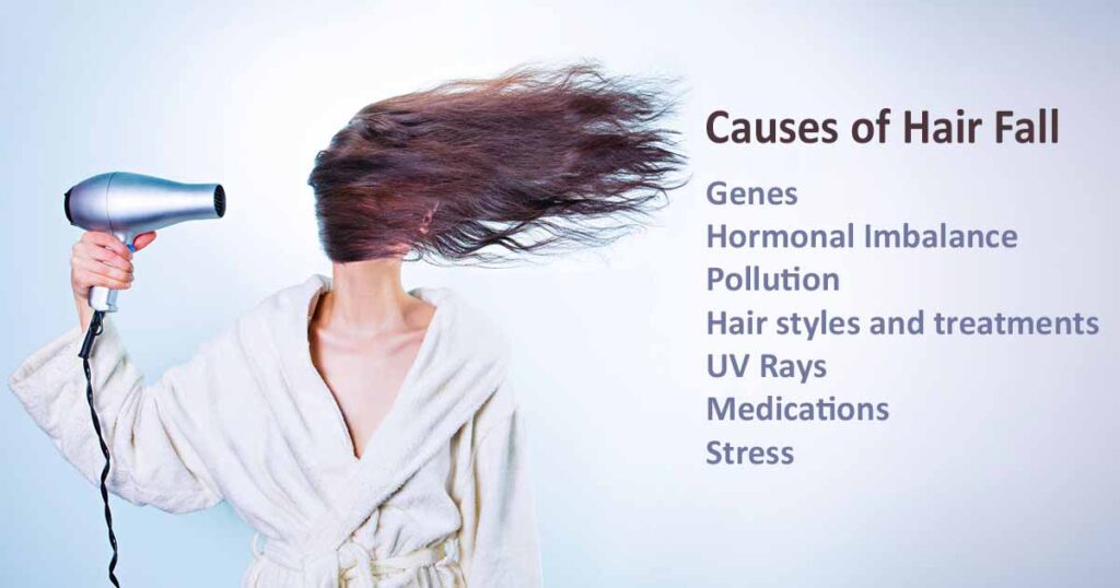 Causes of Hair fall
