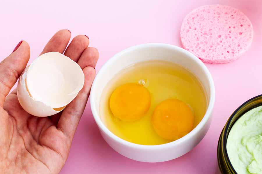 egg beauty hacks skincare