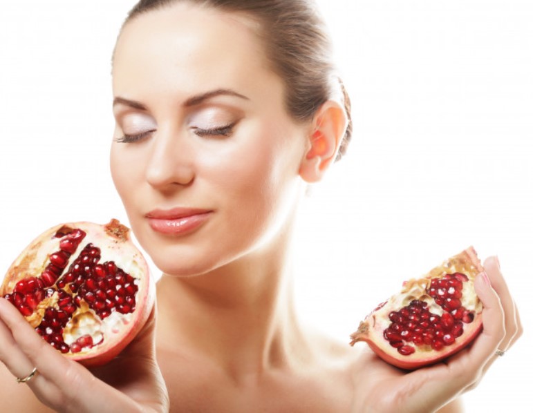 pomegranate face pack
