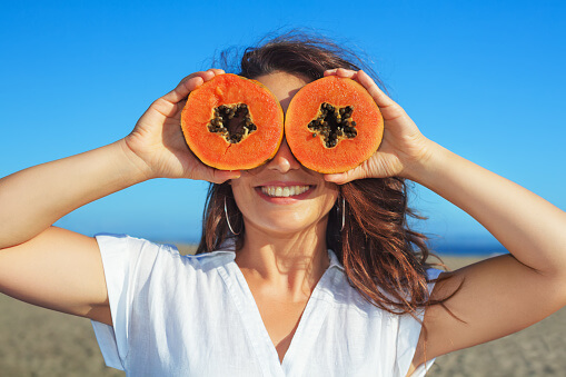 papaya gooseberry face mask