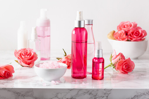 rosewater and glycerine for face