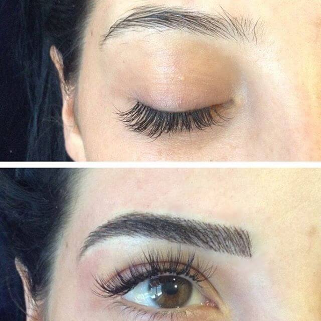 Before After Microblading Eyebrow Tattoos 1 Microblading Eyebrows Before and Aftercare