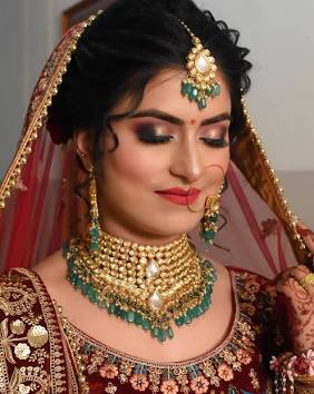 Indian Bridal Eye Makeup (Cut Crease & Gold)