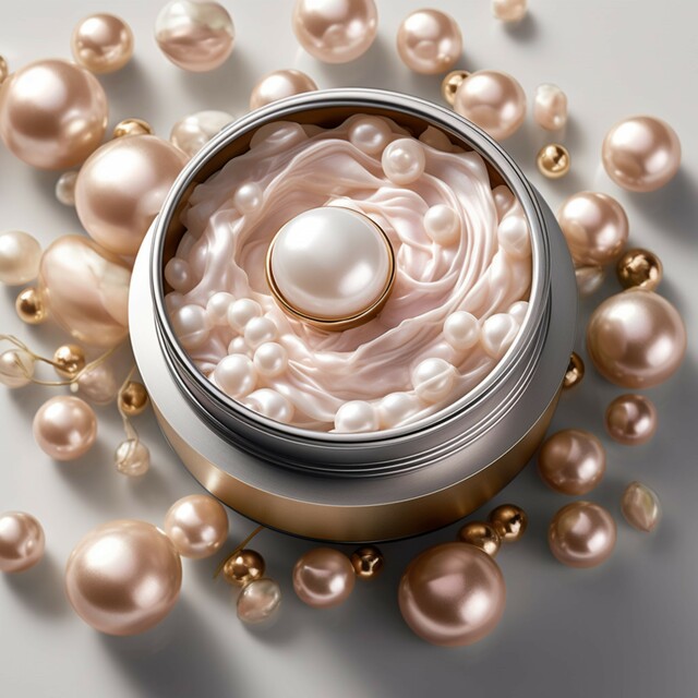 640 photo of illuminating pearl infused moisturizer ai generated 1 1 Pearl Powder Face Masks: The Radiance-Boosting Beauty Elixir